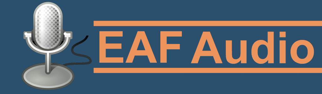 EAF Audio Logo for the EAF Audio Page.