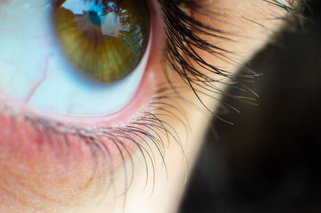 Eyelashes.