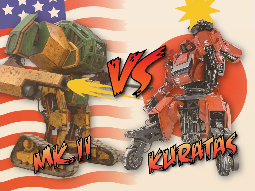 kuratas vs mkii (Giant Robot Battle)