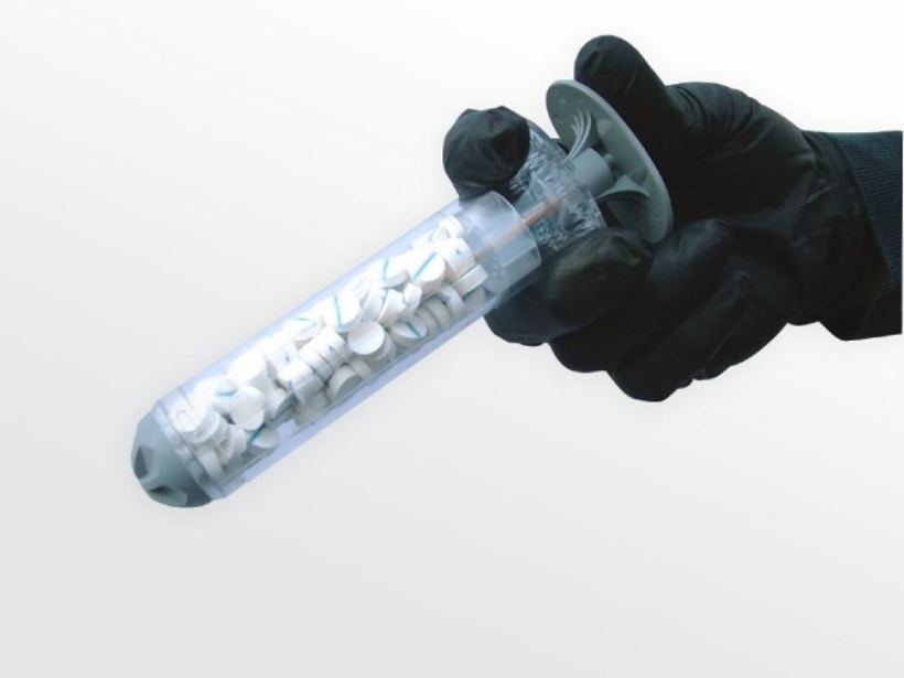 X Stat sponge-filled syringe